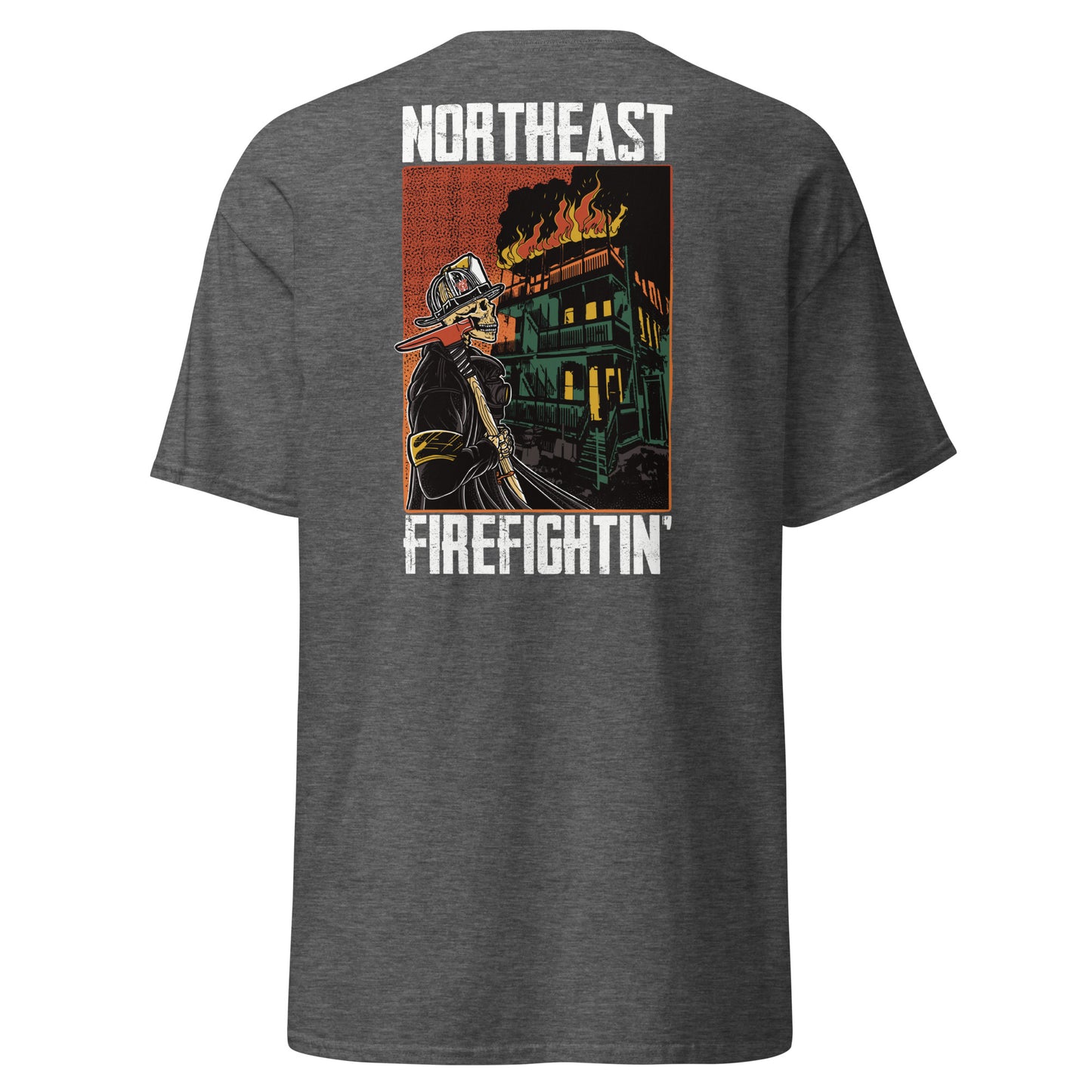 NORTHEAST FIREFIGHTIN White Text T-Shirt