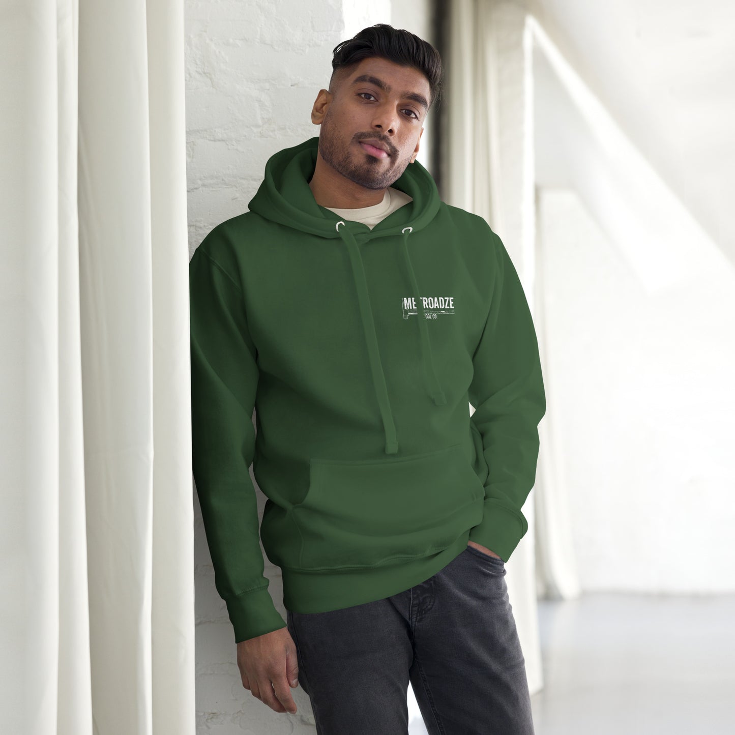 NORTHEAST FIREFIGHTIN White Text Hoodie