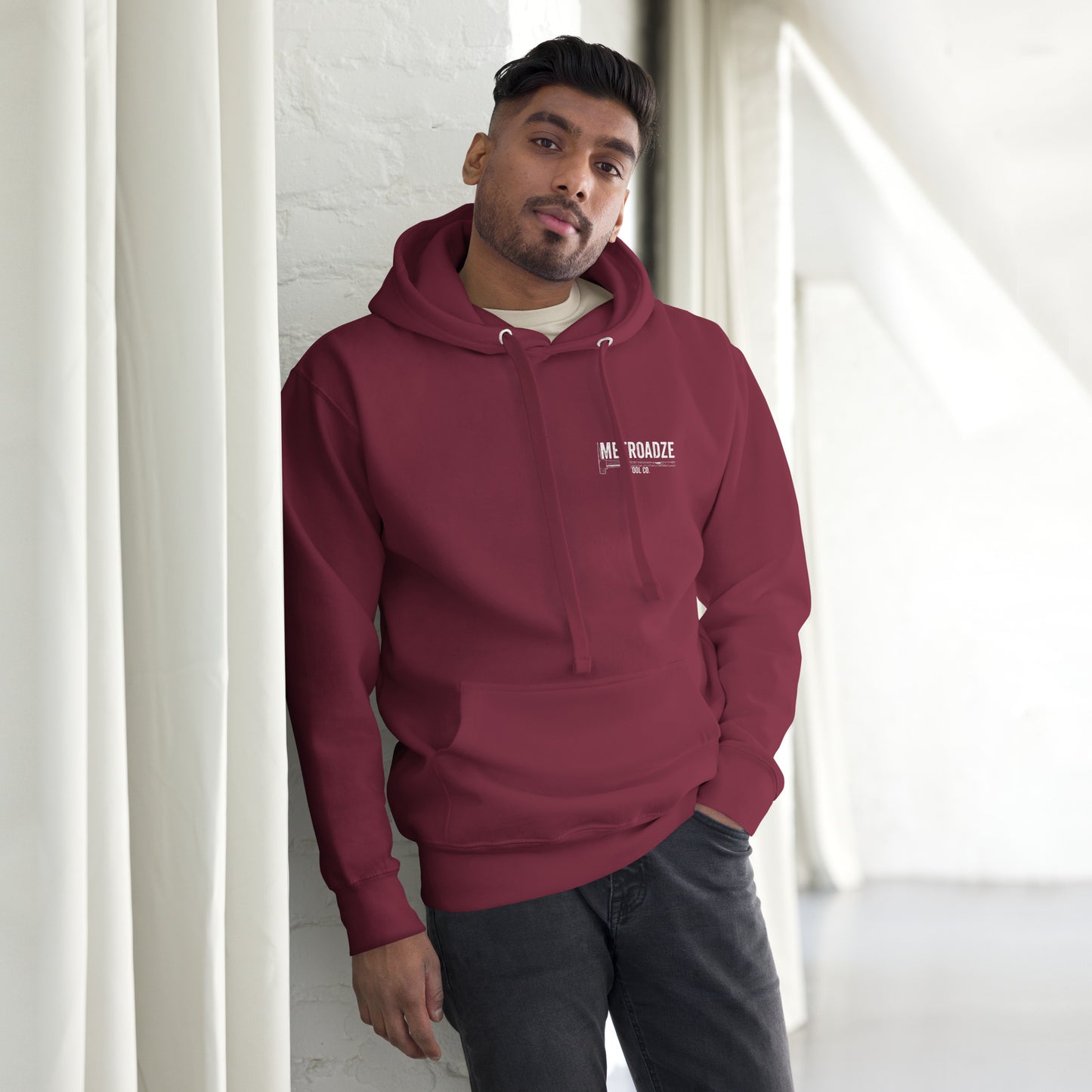 NORTHEAST FIREFIGHTIN White Text Hoodie