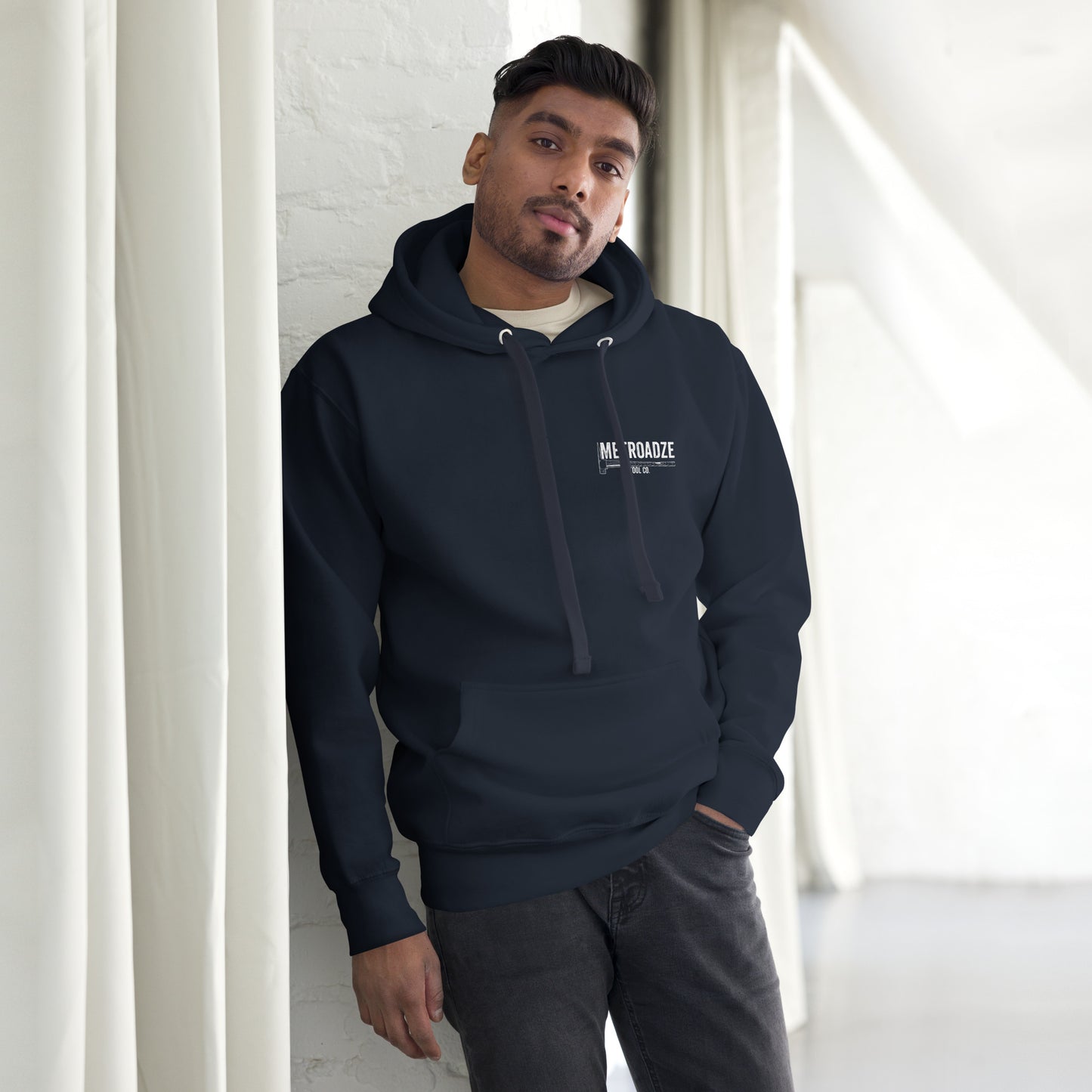 NORTHEAST FIREFIGHTIN White Text Hoodie
