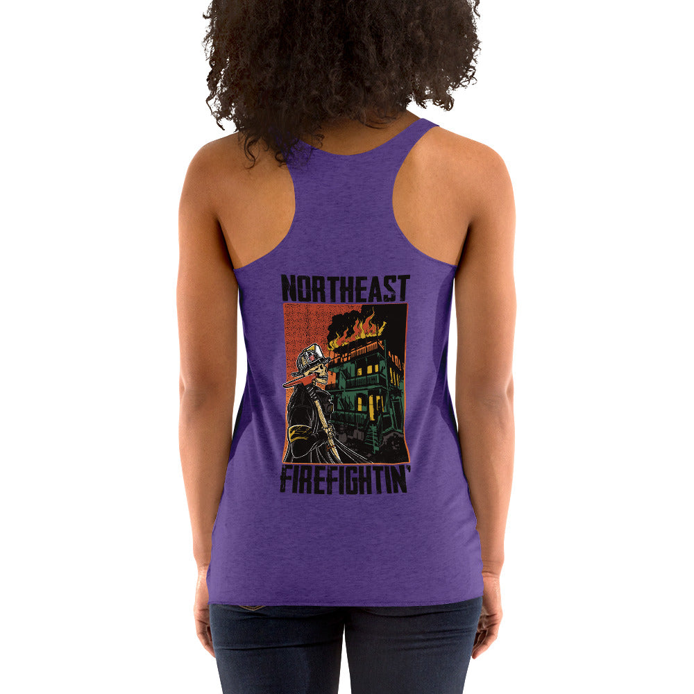 NORTHEAST FIREFIGHTIN' Women's Racerback Tank